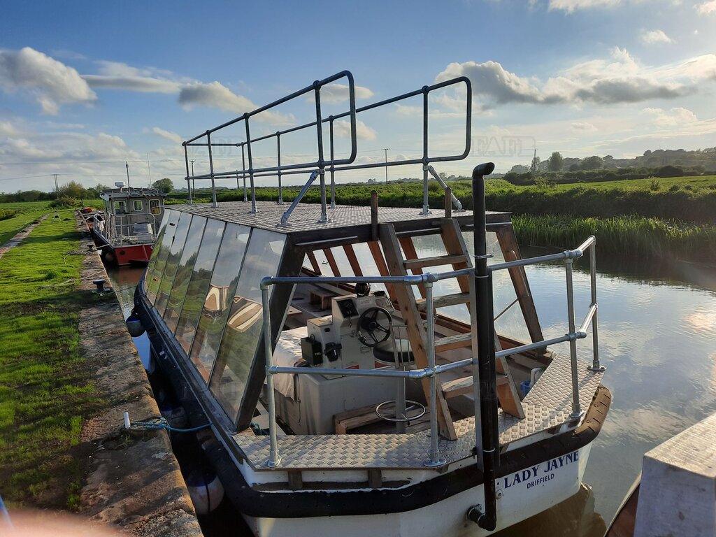 Ex north sea oil rig lifeboat.